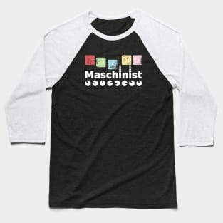 Maschinist Baseball T-Shirt